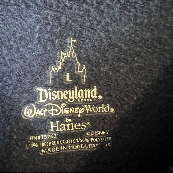 ✨ Disney Disneyland Blue Mickey Mouse Crewneck Sweatshirt Large - Picture 3 of 9